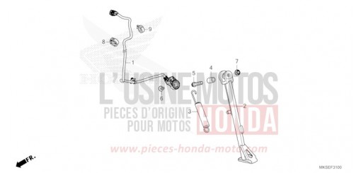 BEQUILLE LATERALE CRF1100A2M de 2021